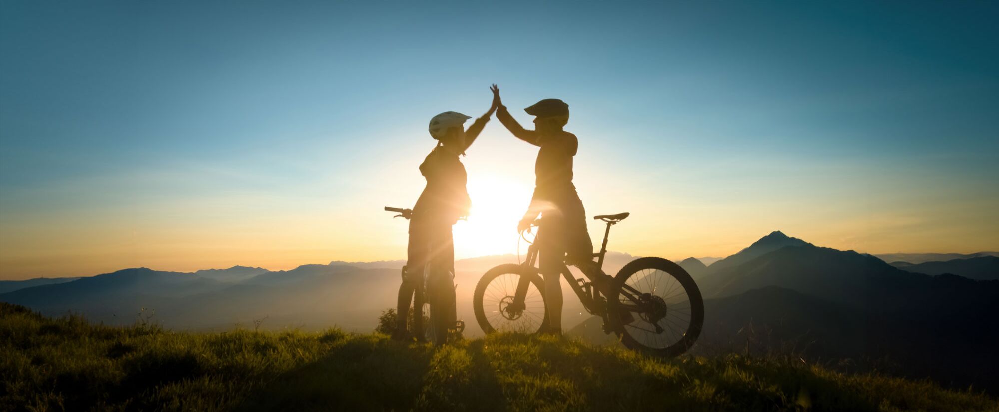 Mountainbiketour bei Sonthofen im Allgäu, nahe der Ferienwohnung Martin